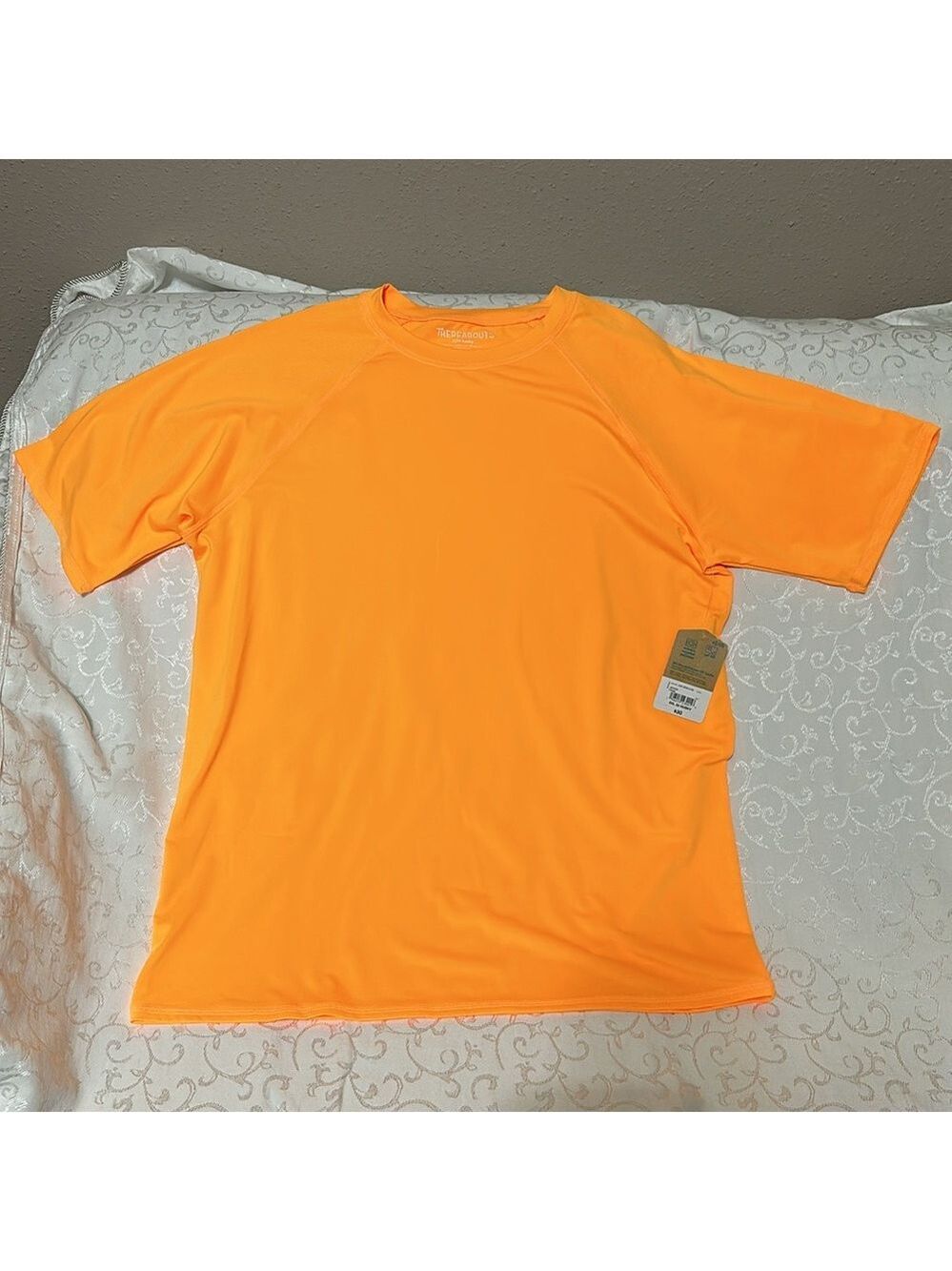 NWT Thereabouts Little‎ & Big Boys Husky Orange Rash Guard Size XXL (22)